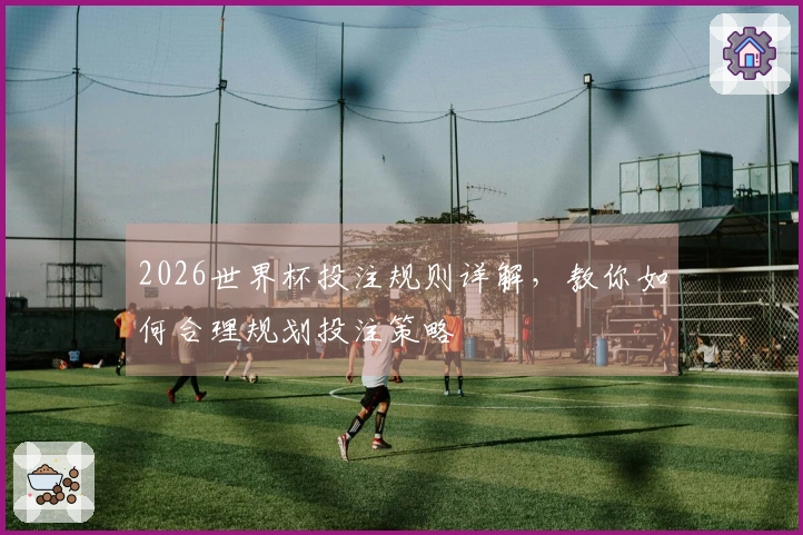 2026世界杯投注规则详解，教你如何合理规划投注策略